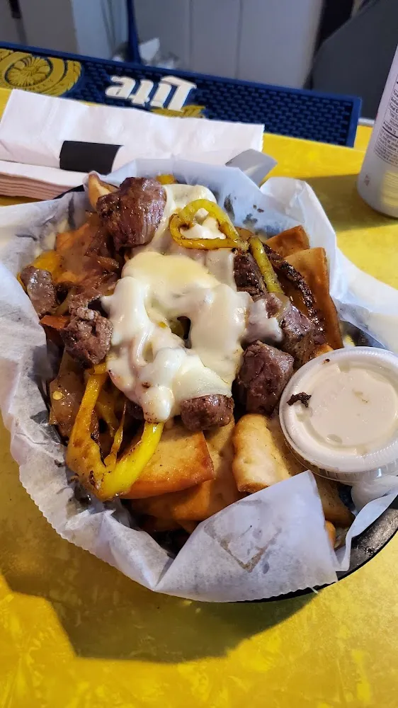 Greek Nachos with Lamb