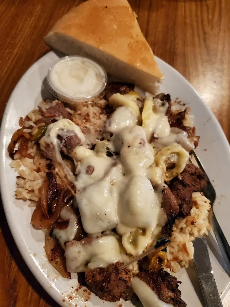 Lamb over Rice with Veggies