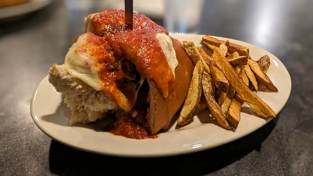 The Dugout Meatball Sandwich